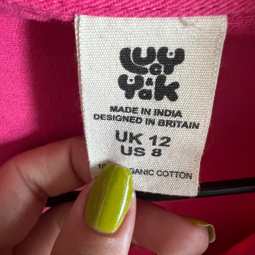Lucy & Yak Vibrant Pink Jumpsuit - Picture 3 of 4